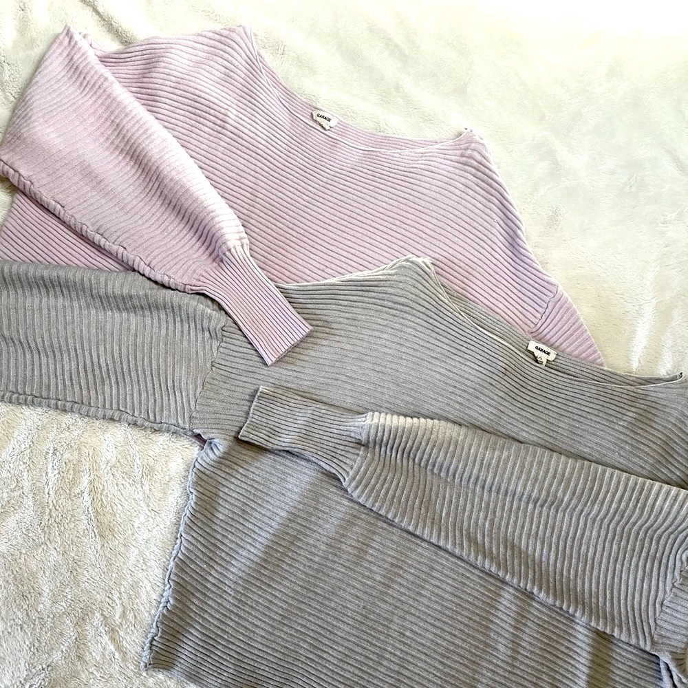 Garage Crop Crewneck Sweaters ✨ 2 FOR 1 ✨